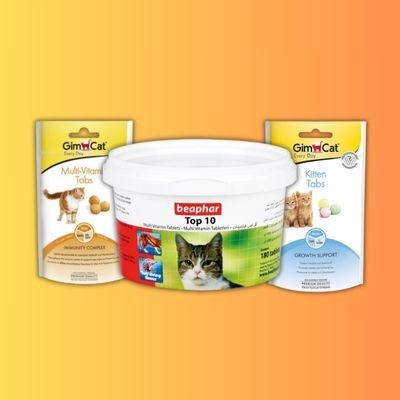 تصویر دسته بندی مکمل و مولتی ویتامین گربه
