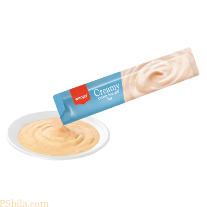 بستنی گربه ونپی با طعم ماهی تن